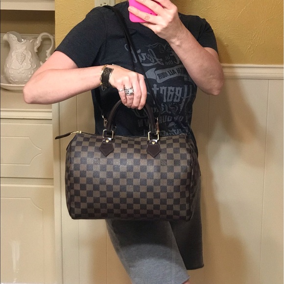 Louis Vuitton Damier Ebene Speedy 30 Tote #8.8H - Picture 8 of 8